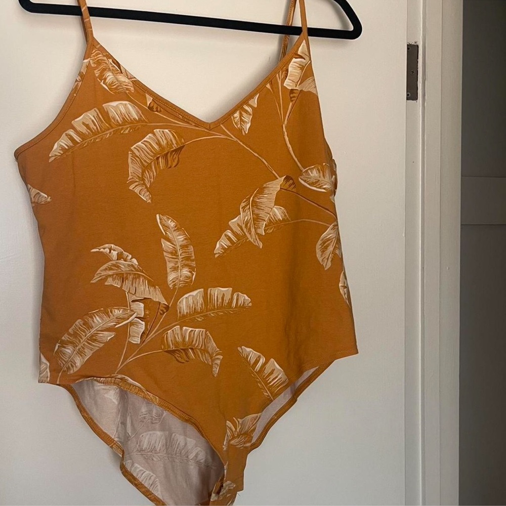 H&M Floral Blouse Bodysuit